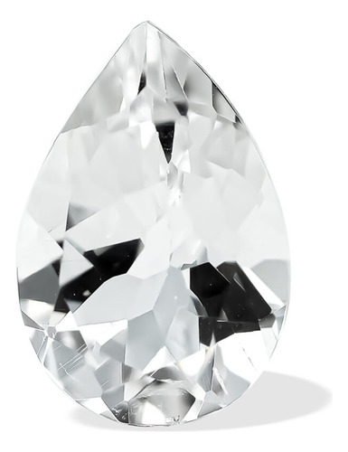 Pera De Piedra Preciosa Facetada De Danburita 12 Mm - 1 Piez