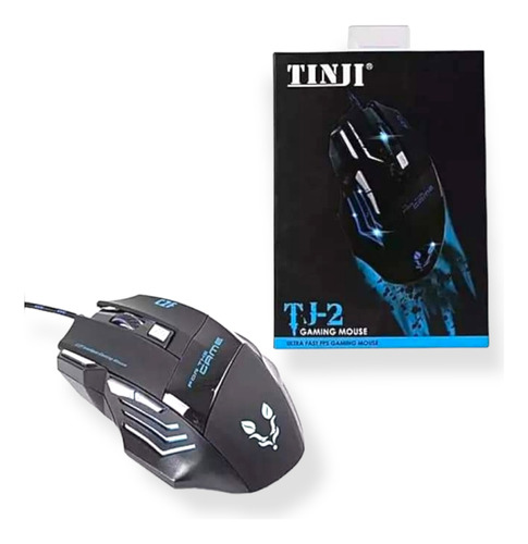 Mouse Gamer Tenji Tj-2 Usb Optico Pc Laptop Luces Mdj