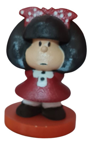 Figura De Mafalda Impresa En 3 D Y Pintada A Mano