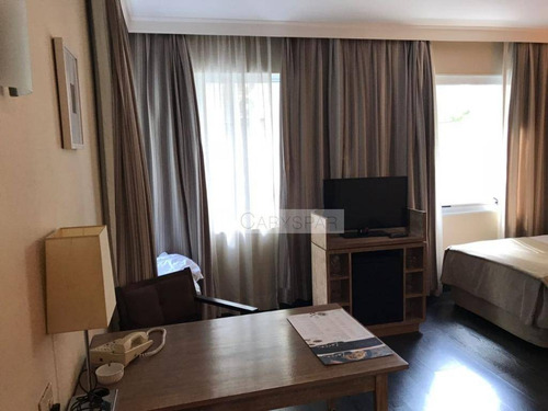 Imagem 2 de 17 de Flat Com 1 Dormitório Para Alugar, 28 M² Por R$ 3.300,00/mês - Berrini - São Paulo/sp - Fl5087