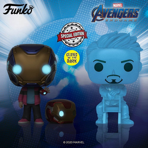 Funko Pop! Morgana Stark & Tony Stark Holograma - Avengers