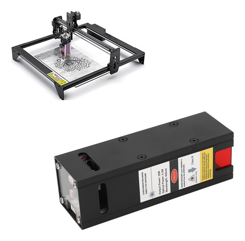 Módulo De Gravador A Laser 12v 450nm 20w, Corte, Gravação Cn