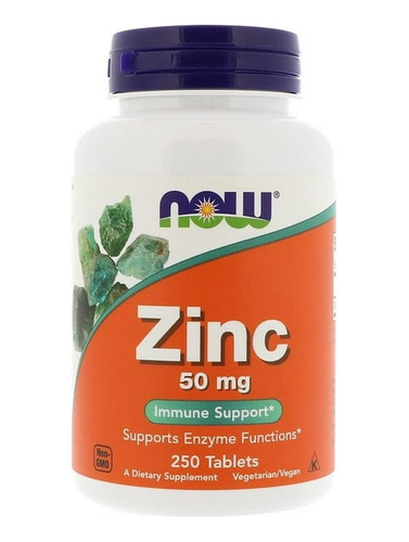 Zinc 50 Mg 250 Tabletas Now