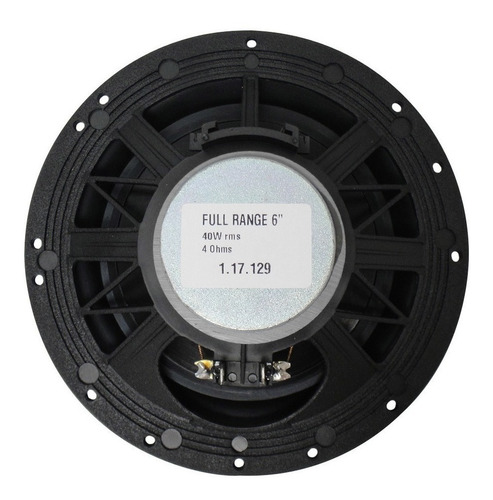 Imagen 7 de 10 de Parlantes Bomber 6,5 Pulgadas 40w Rms 4 Ohms Cono Dual