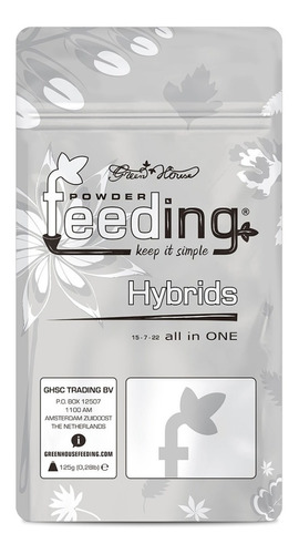 Powder Feeding Hybrids 125gr. - Morocco Growshop