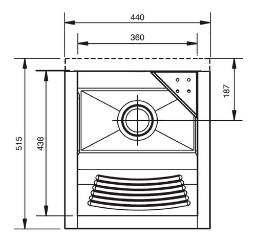 Tanque Reto Docol Sobrepor Inox 430 Alto Brilho 35 Litros