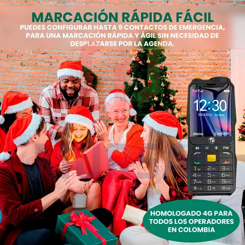 Celular Rompemuros Satelital 4g Linterna Radio Doble Sim