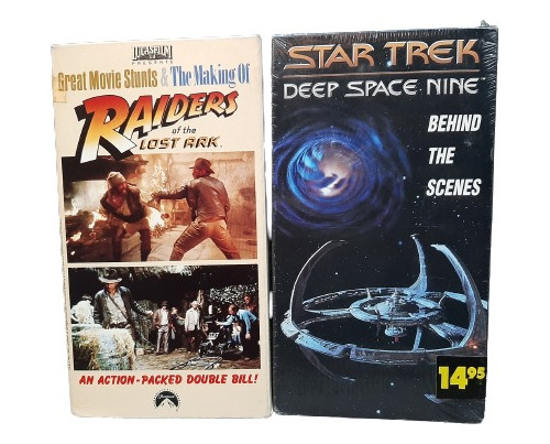 Cazadores Arca  Star Trek Space Nine Como Se Hizo 2 Vhs Ingl