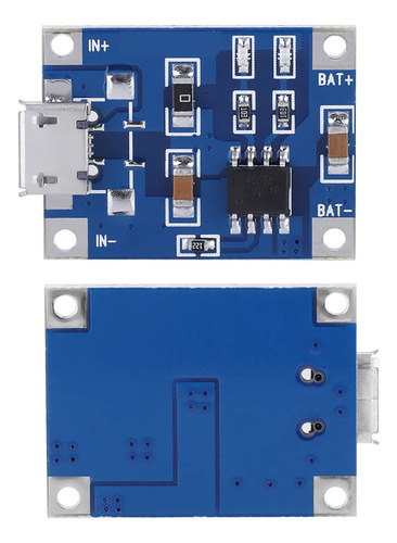 Módulo De Carga 5v Micro Usb 10 Unidades Para Batería Litio