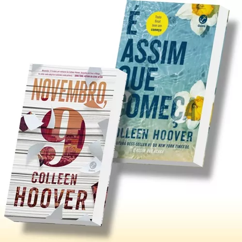 Kit Com 9 Livros Da Colleen Hoover De Sua Escolha!