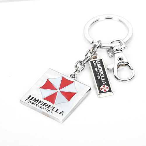 Resident Evil Corporación Umbrella Logo Llaveros Llavero Keyfob Keyring de aleación 