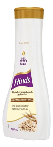 Crema Corporal Hinds Hidratación Extrema Avena 400 Ml