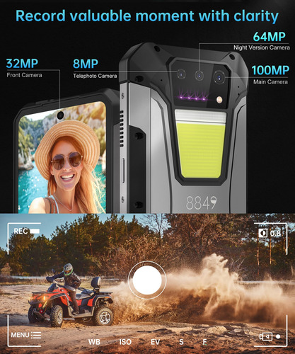 Smartphone 8849 Tank 2 Pro Rugged 12 Gb+512 Gb Android 14