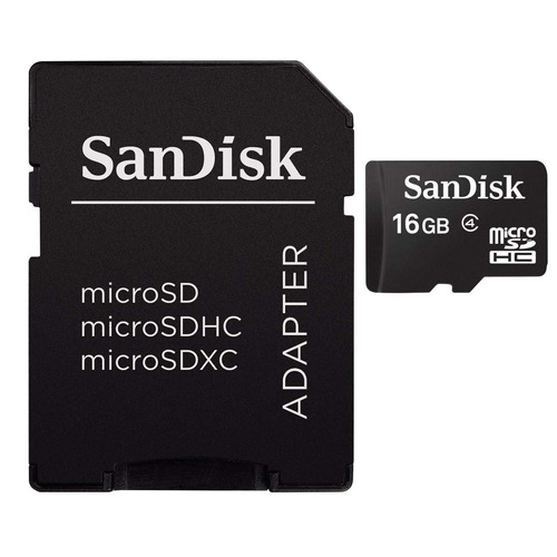 Sandisk 16gb Mobile Class4 Microsdhc Flash Memory Car (enba)