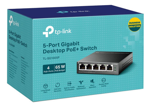 Switch Tplink Tl-sg1005p 5-port Gigabit Desktop  4-port Poe+