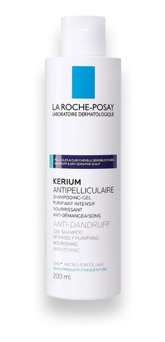 Shampoo La Roche-posay Kerium En Gel Anticaspa 200 Ml