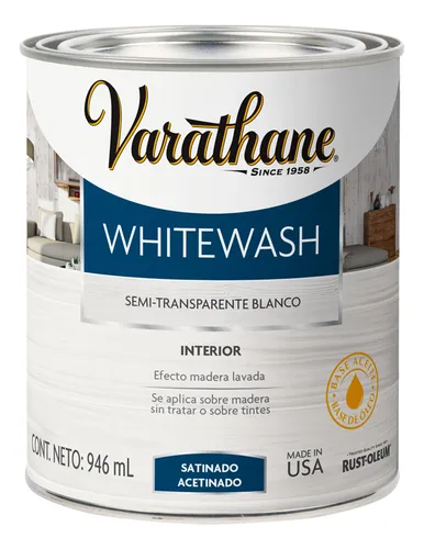 comprar Acentuador Para Madera Efecto Blanco Whitewash Varathane Brochable Semi Transparente Blanco