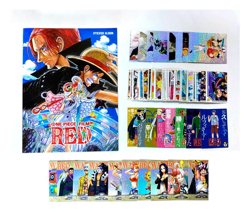 Album One Piece Film Red - Sticker Para Pegar Set Completo