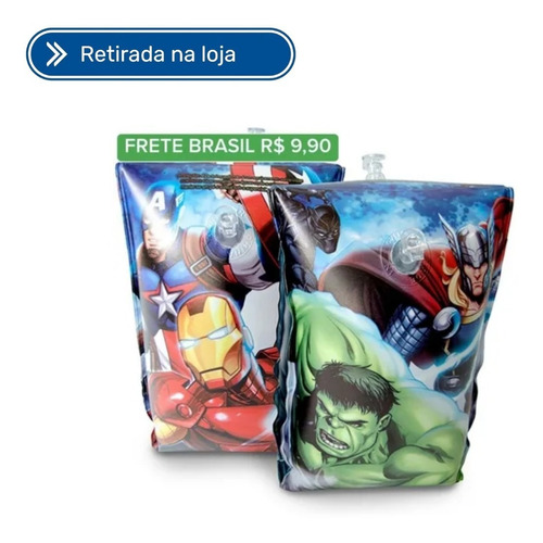 Boia De Braco Infantil Vingadores Avengers 18x14 Lm4
