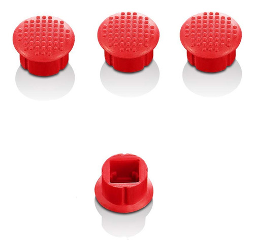 3 X Perfil Suave Cupula Tapa Trackpoint Rojo Para Lenovo