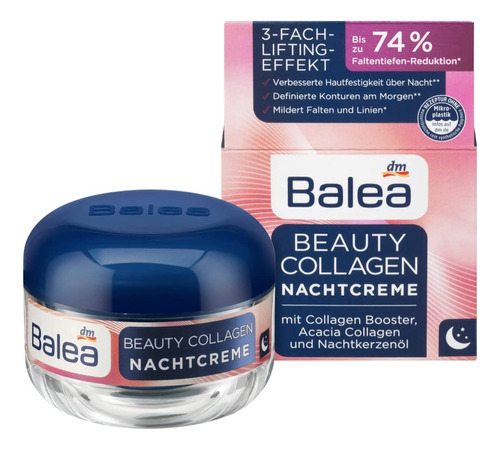 Balea Crema De Noche De Colageno Beauty Con Refuerzo De Cola