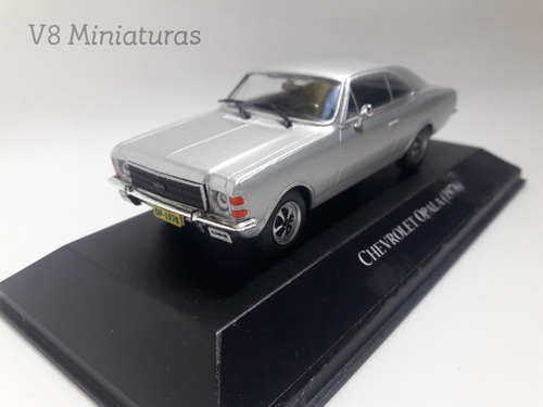 Miniatura Chevrolet Opala  Prata 1976 - customizada 