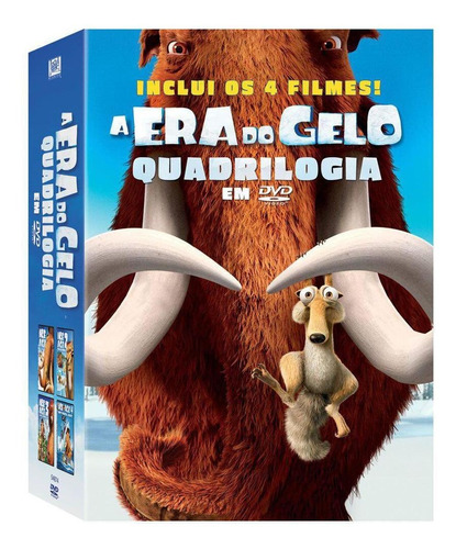 Box Dvd Quadrilogia A Era Do Gelo - 4 Filmes