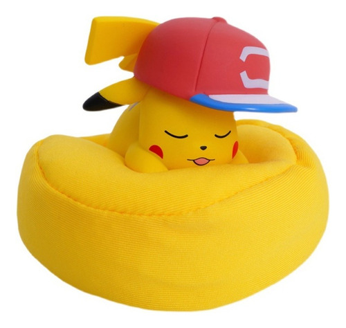 Figura De Pikachu Acostado Con Camita