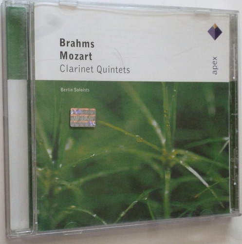 Mozart Brahms Quintetos Para Clarinete Cd Apex Nac (h)