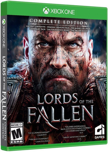 Lords Of The Fallen Complete Edition Xbox One Mídia Física