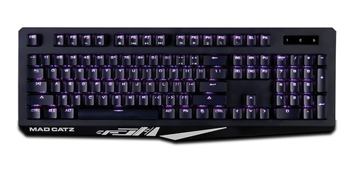 Teclado Mecanico Gamer Para Pc Compacto | Mad Catz / Negro