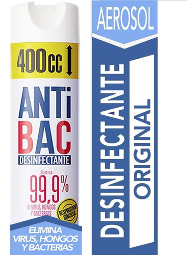 Pack 12 Und Antibac Tanax Elimina Hongos, Virus Y Bacterias