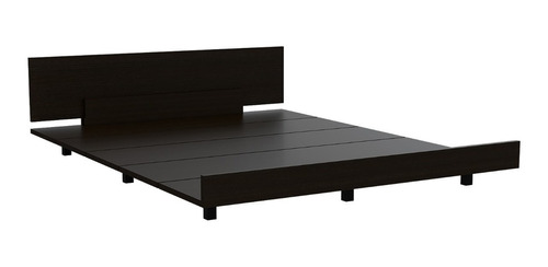 Cama Kaia / 2 Plazas - Wengue / Miel