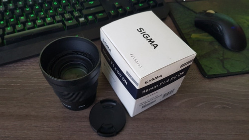 Lente Sigma 56mm F/1.4 Dc Dn Sony E-mount Apsc