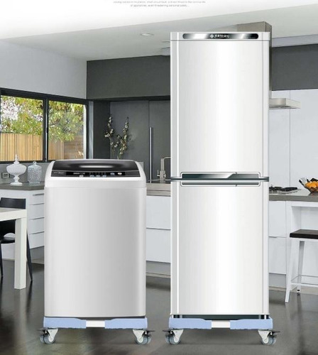 Imagen 10 de 10 de Base Soporte Nevera/lavadora Pvc+inoxidable