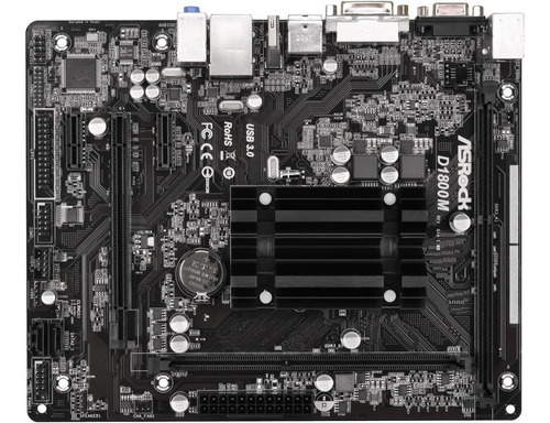Combo Tarjeta Asrock D1800m + Cpu Intel Dual 2,41 Ghz