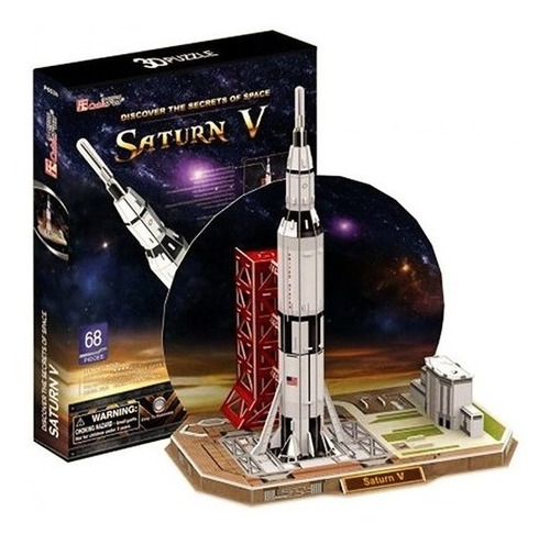 Rompecabezas 3d - Cohete Saturno