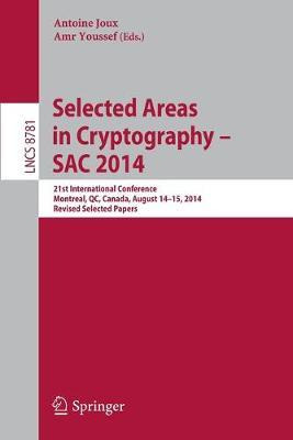 Libro Selected Areas In Cryptography -- Sac 2014 : 21st I...