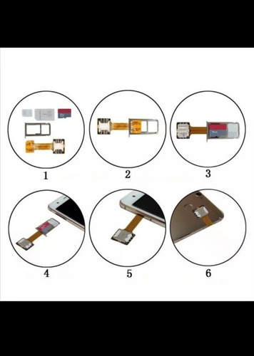 Adaptador Dual Sim O Dual Chip Para El Teléfono 