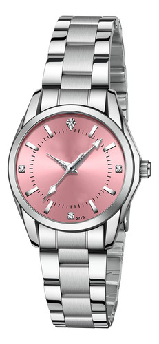 Reloj Cuarzo Dama Mujer Elegante Exquisito Acero Inoxidable