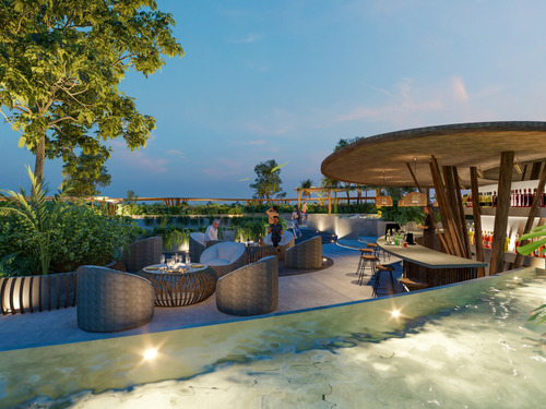 ¡tu Paraíso En Tulum! Departamento Moderno Con Vistas Increíbles