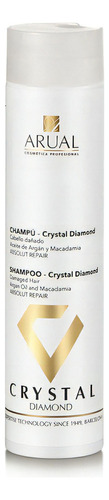  Shampoo Para Cabello Arual Crystal Diamond Reparador 250ml