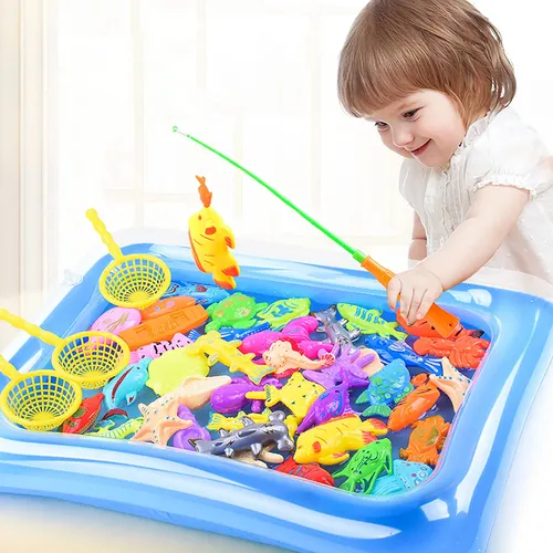 28 Unidades Play Water & Tic Fishing Game Summer Toy, Piscin