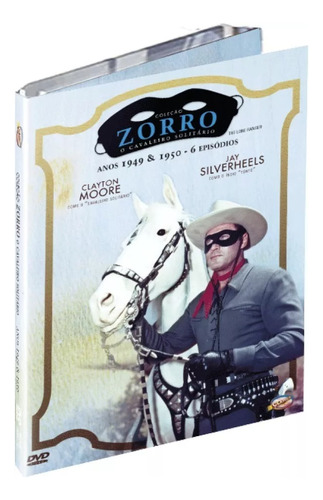 Dvd Zorro O Cavaleiro Solitário - Com Peq. Dano - Bonellihq