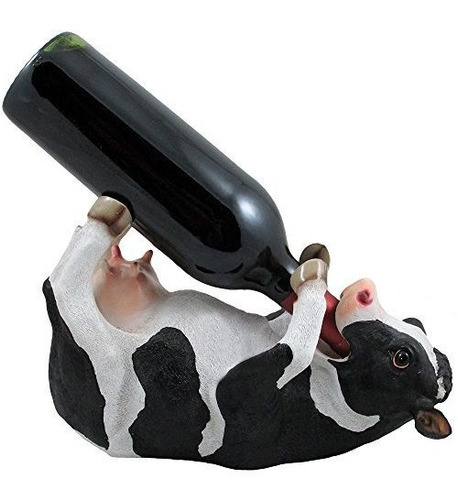 Estatua Del Sostenedor De La Botella De Vino De Vaca De La B