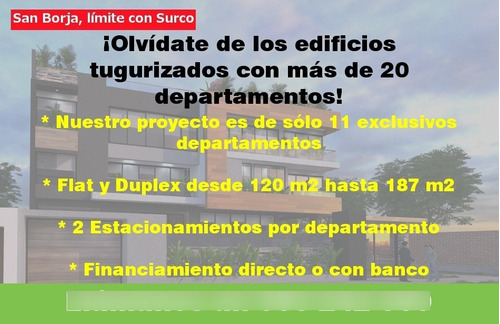 Imagen 7 de 7 de Departamentos Estreno En Chacarilla San Borja Limite Surco Cerca A Pentagonito