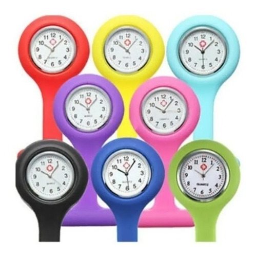 Reloj De Enfermeria Enfermera De Silicona Colores 