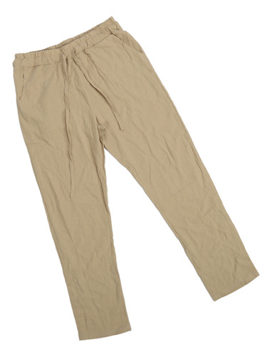 Pantalón Casual Suelto De Lino De Algodón Transpirable