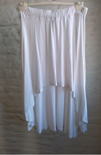 Pollera Blanca. Talle M/l