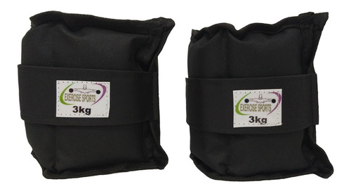Imagem 2 de 4 de Tornozeleira / Caneleira De Peso Rosa 3 Kg Par.